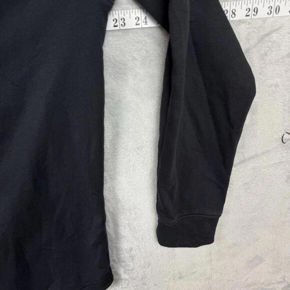 Under Armour Project Rock Hoodie Size Medium Black Hardest Worker Bull Logo Gym - Picture 9 of 9